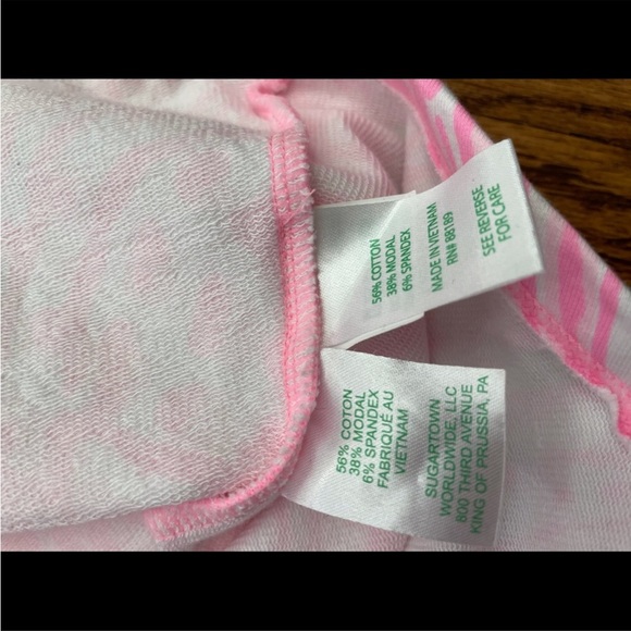 ⭐️🌟Lilly Pulitzer Pink Shells 1/4 Partial Zip Terry Sweatshirt Sz XS - Picture 12 of 13